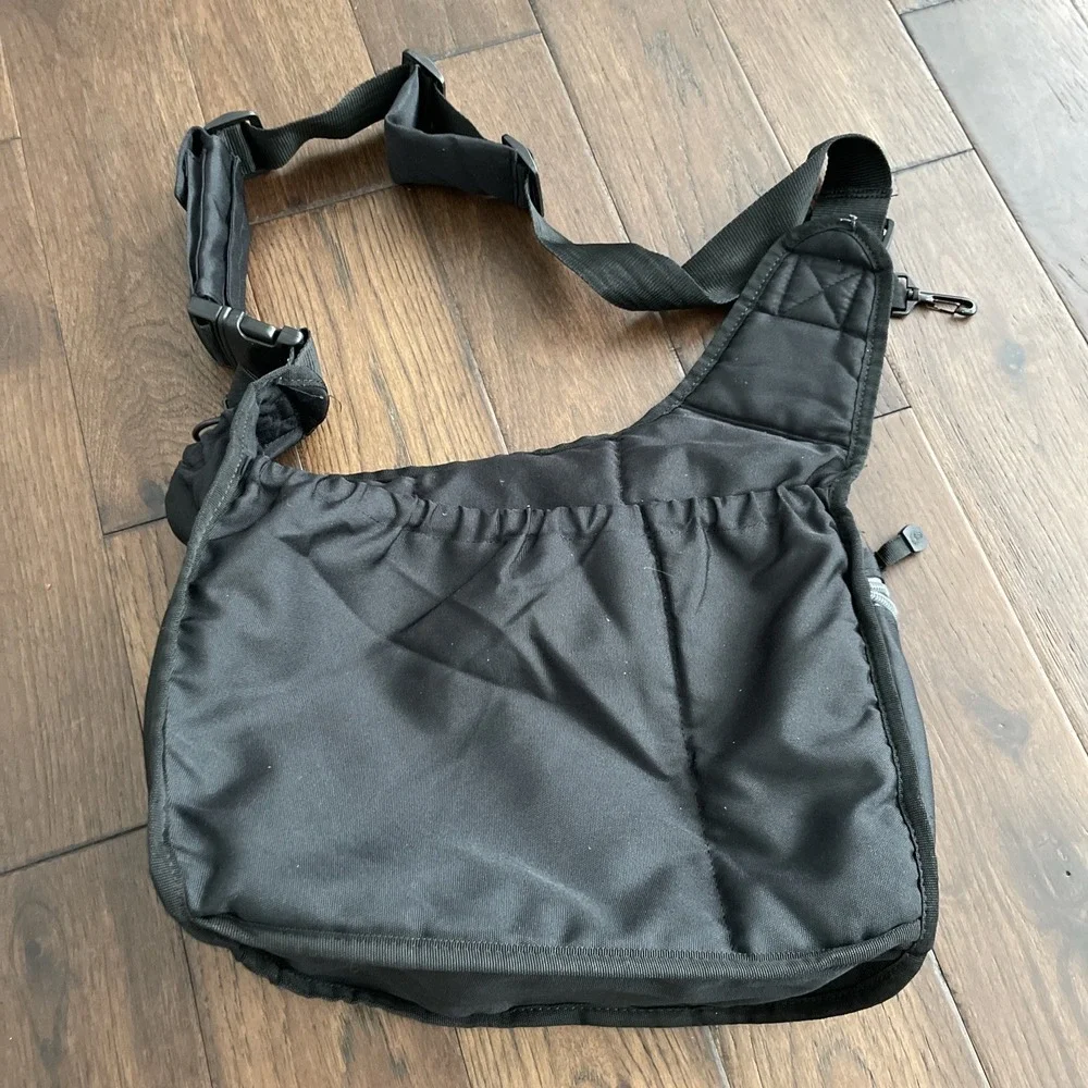 Diaper Dude Dad Diaper Bag Black Grey Heavy‎ Duty Multi Pocket Bag -